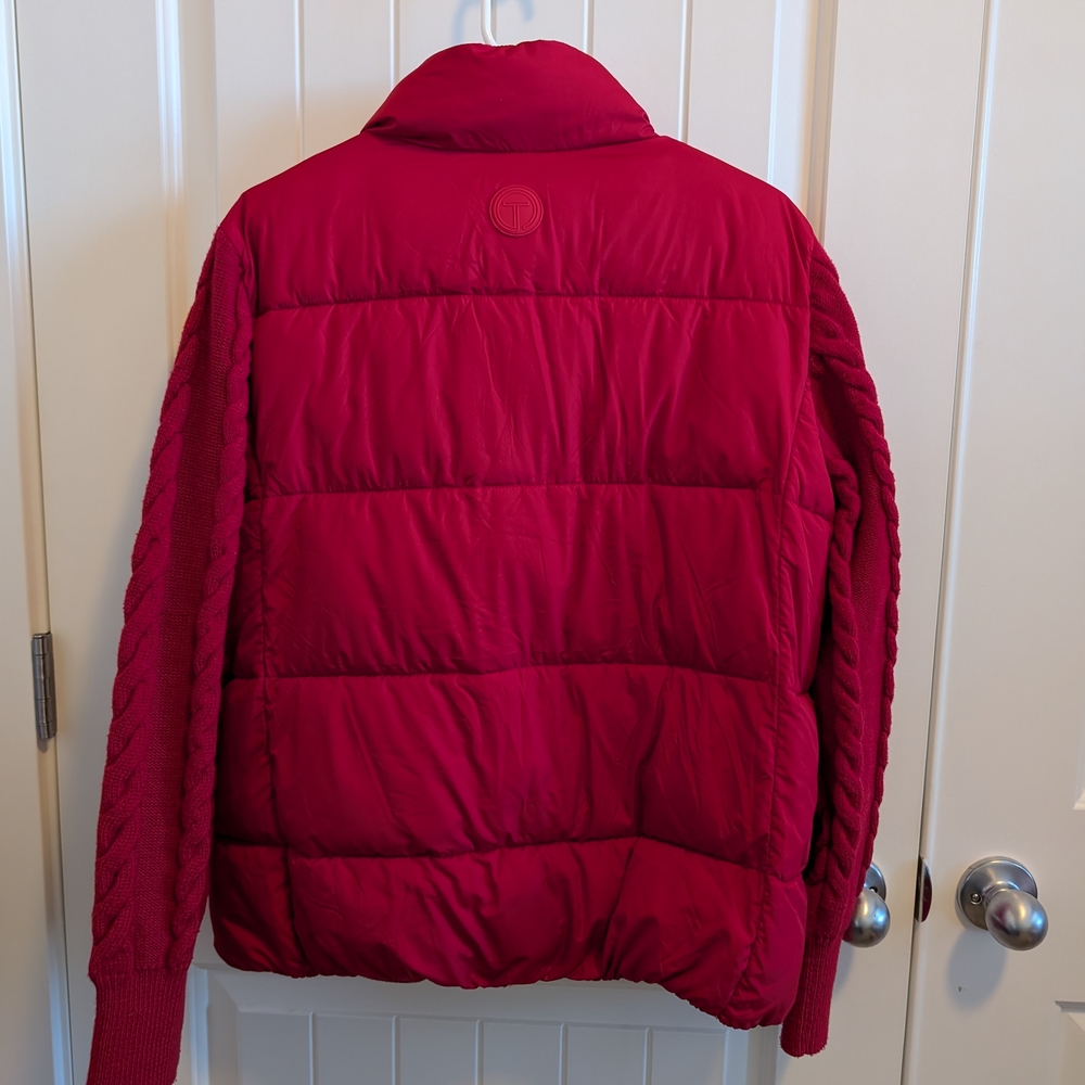 Talbots Vibrant Red Quilted Jacket - Picture 8 of 9